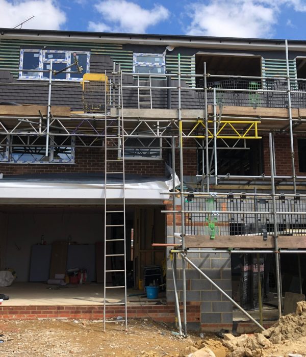 The construction of a new build house and the renovation of a house in the UK including new home extension and loft conversion.