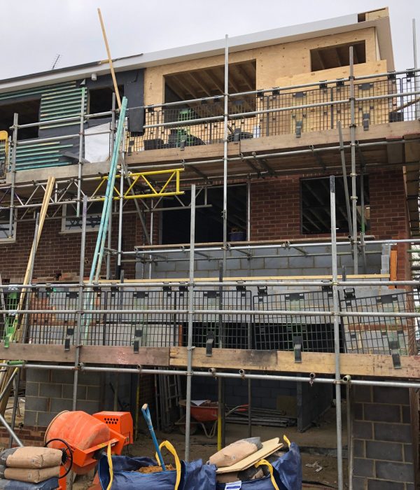 The construction of a new build house and the renovation of a house in the UK including new home extension and loft conversion.